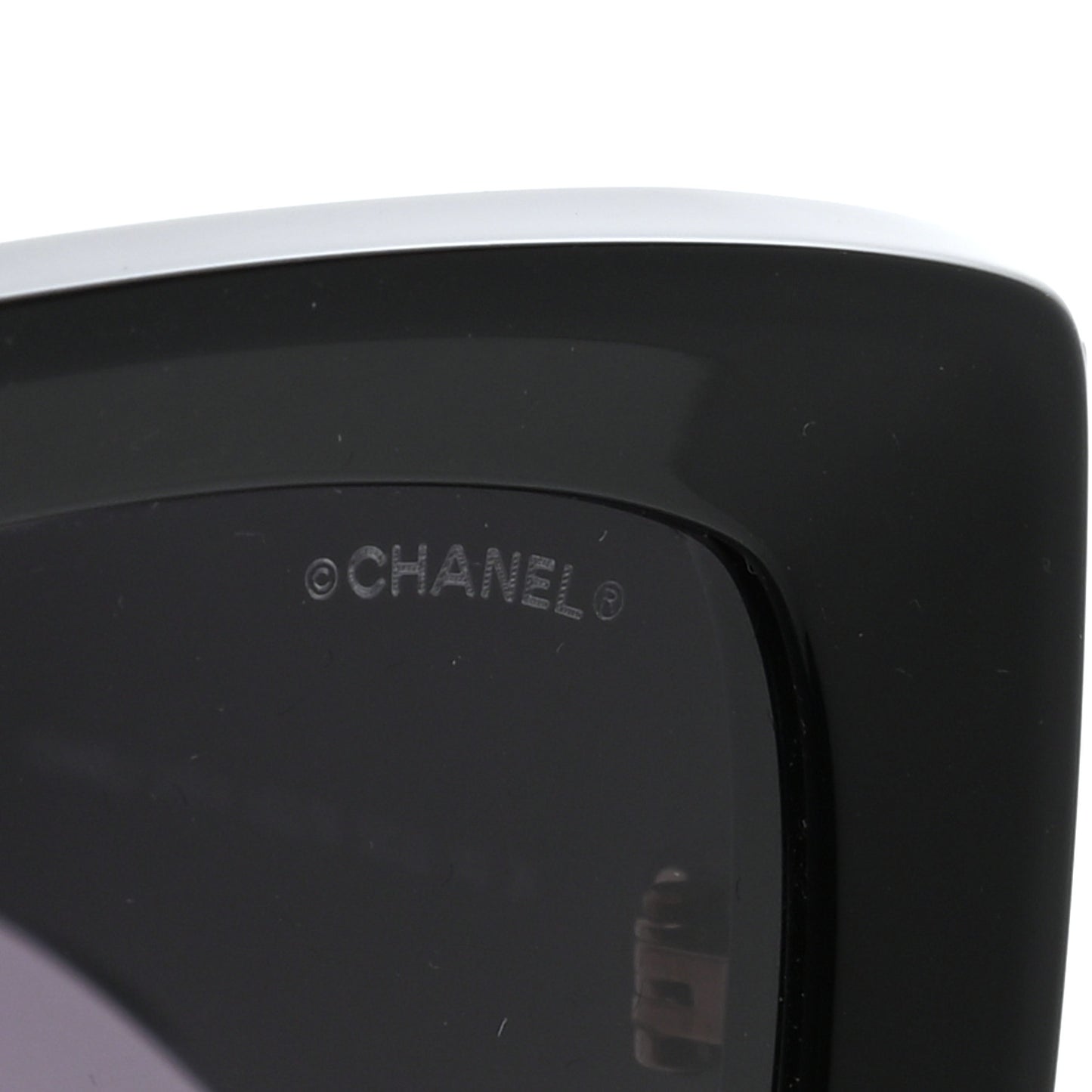 Acetate Rectangle Sunglasses 5435 Black