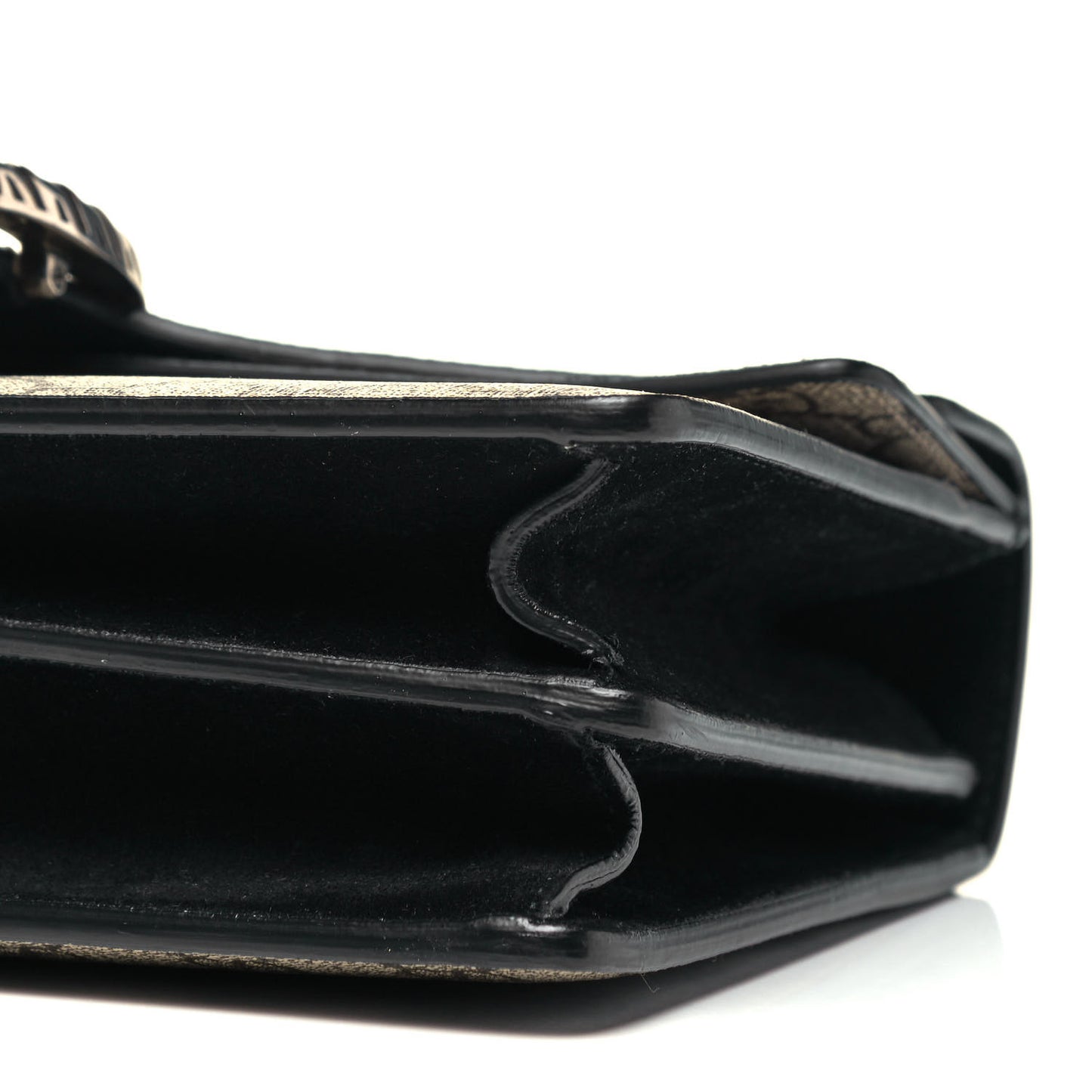GG Supreme Monogram Small Dionysus Shoulder Bag Black