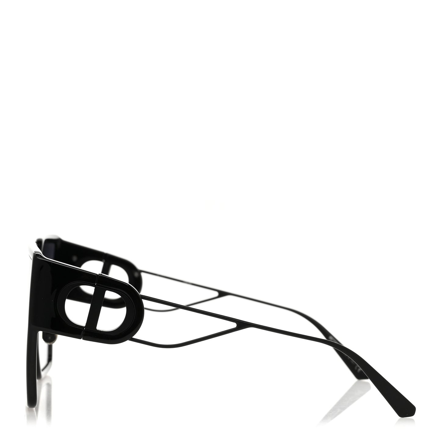 Acetate Square 30 Montaigne BU Sunglasses Black