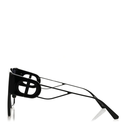 Christian Dior Acetate Square 30 Montaigne BU Sunglasses Black 3 of 8