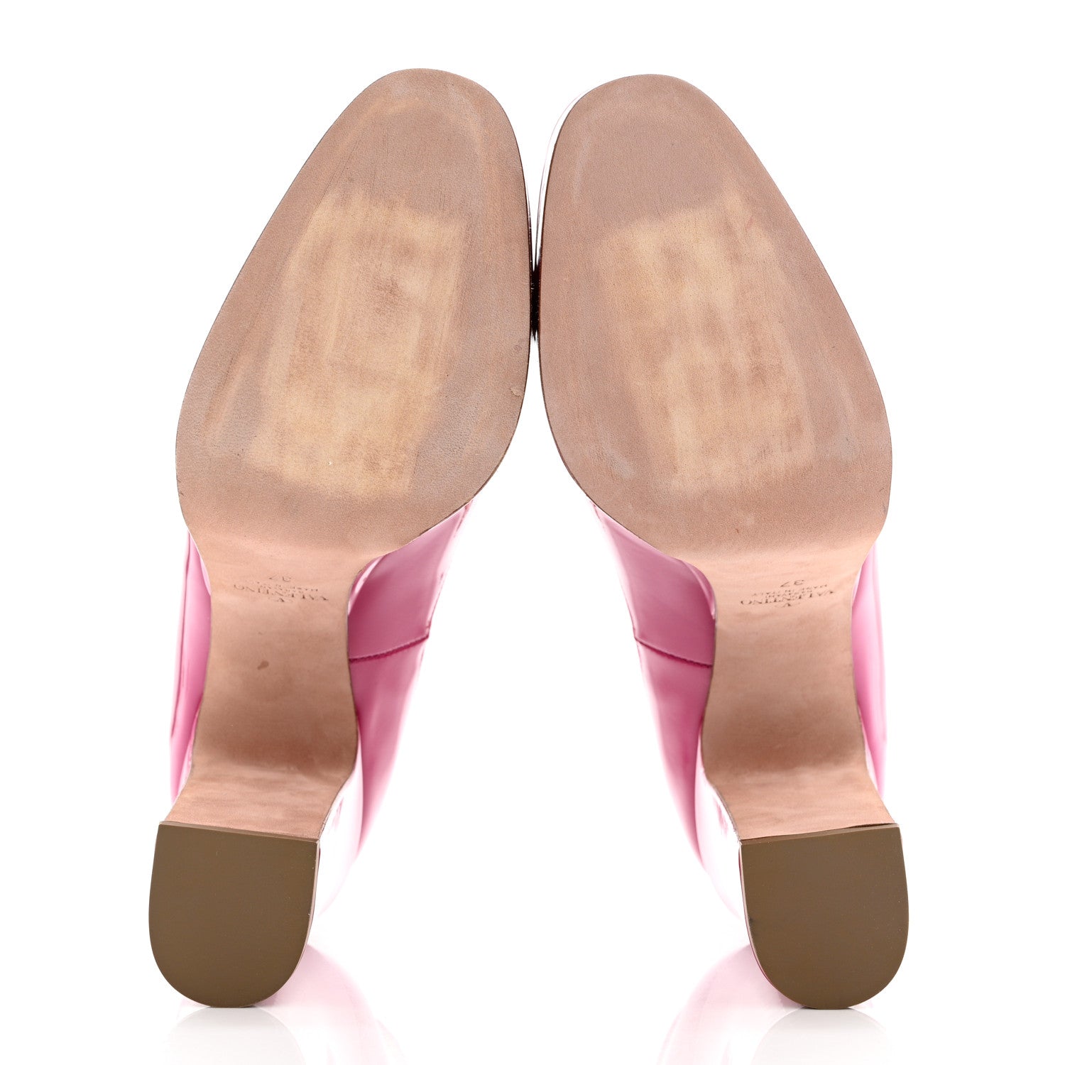 Valentino Garavani Patent Tan-Go 50/120mm Platform Pumps 37 Rose Violet 5 of 12