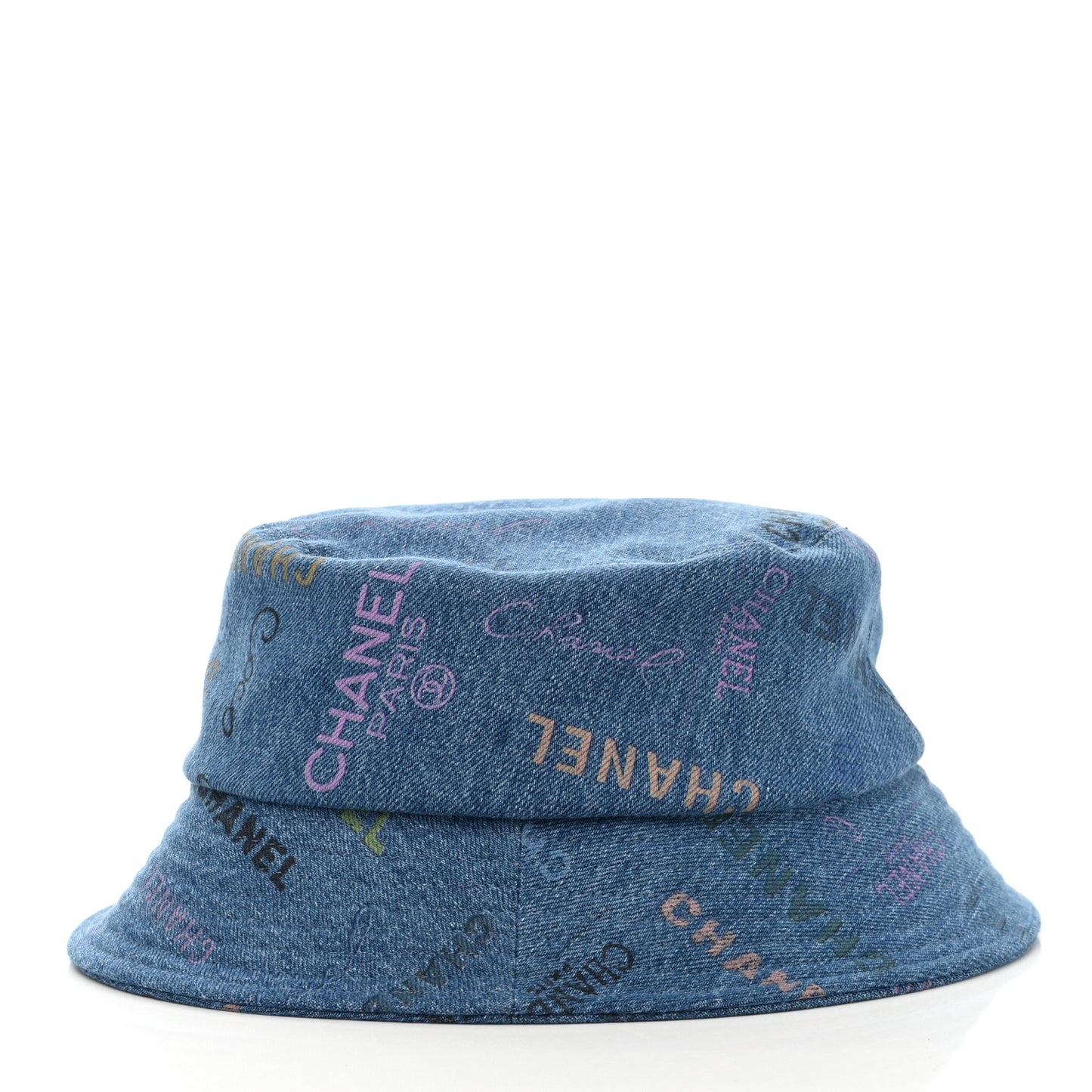 Denim Mood Cloche Bucket Hat L Blue
