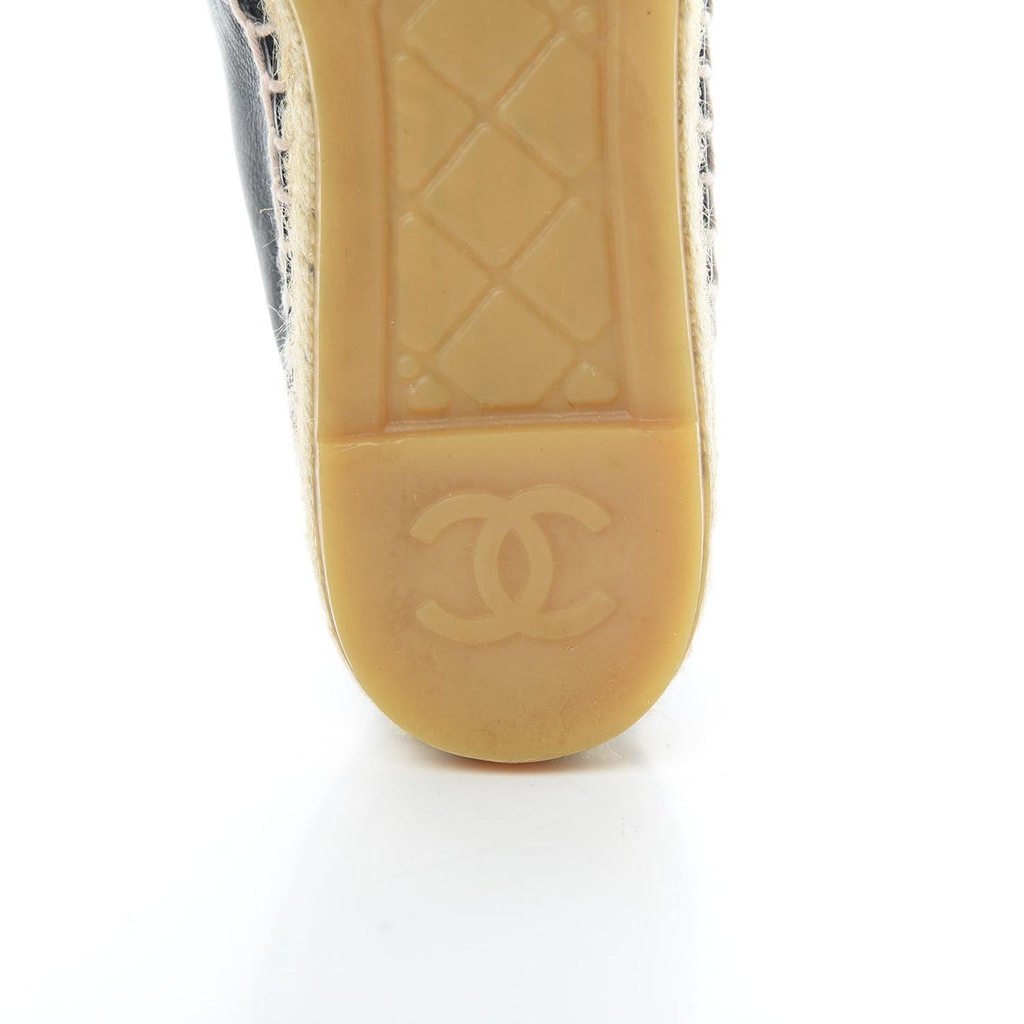 Lambskin CC Espadrilles 36 Black