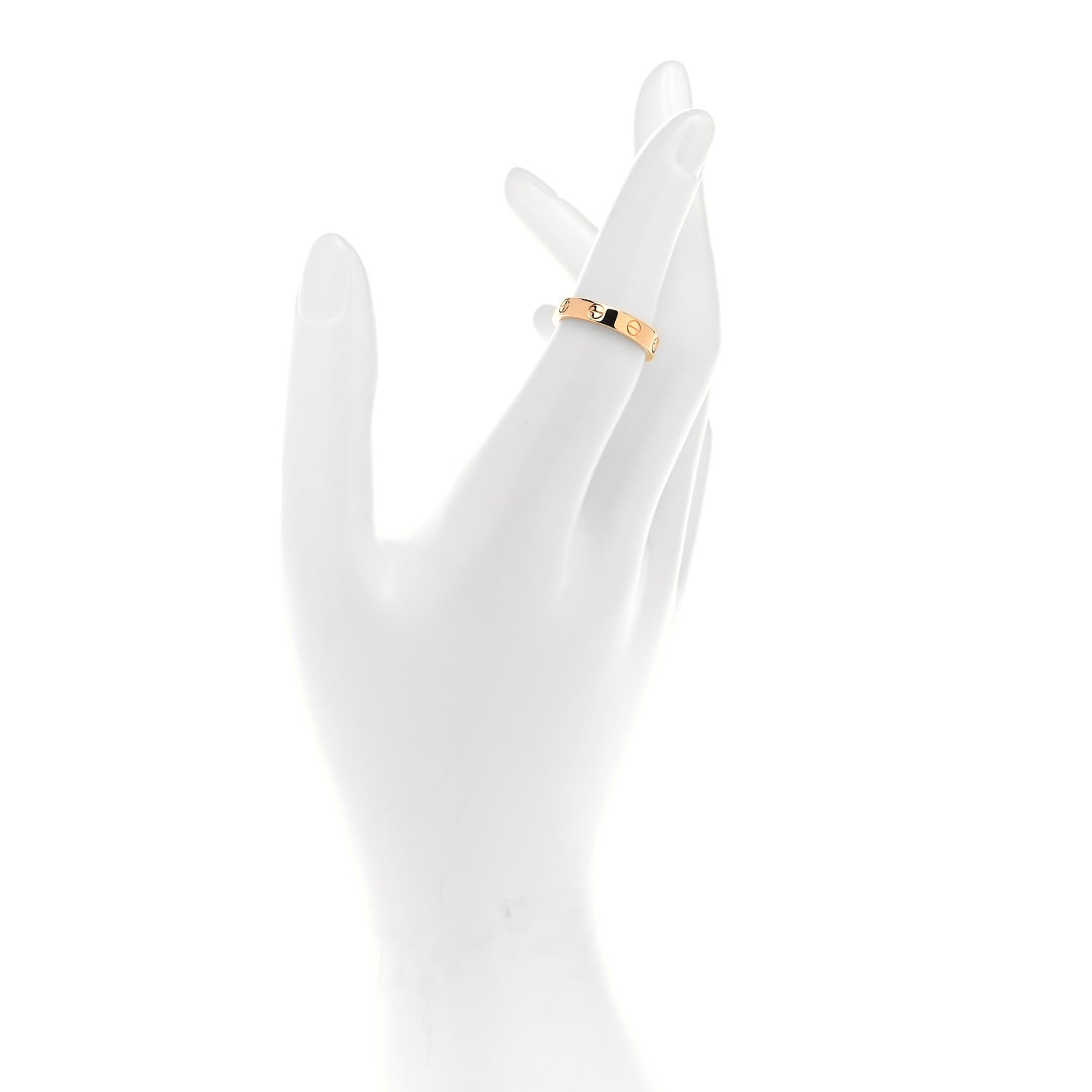 Cartier 18K Yellow Gold 3.5mm LOVE Wedding Band Ring 52 6 2 of 4