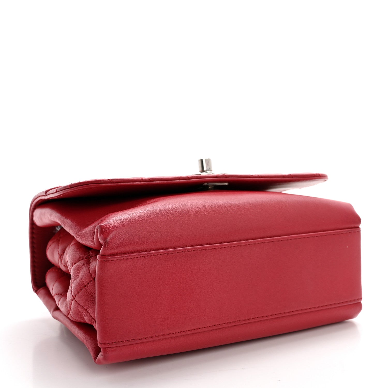 Chanel Calfskin Mini Tramezzo Flap Red 4 of 13