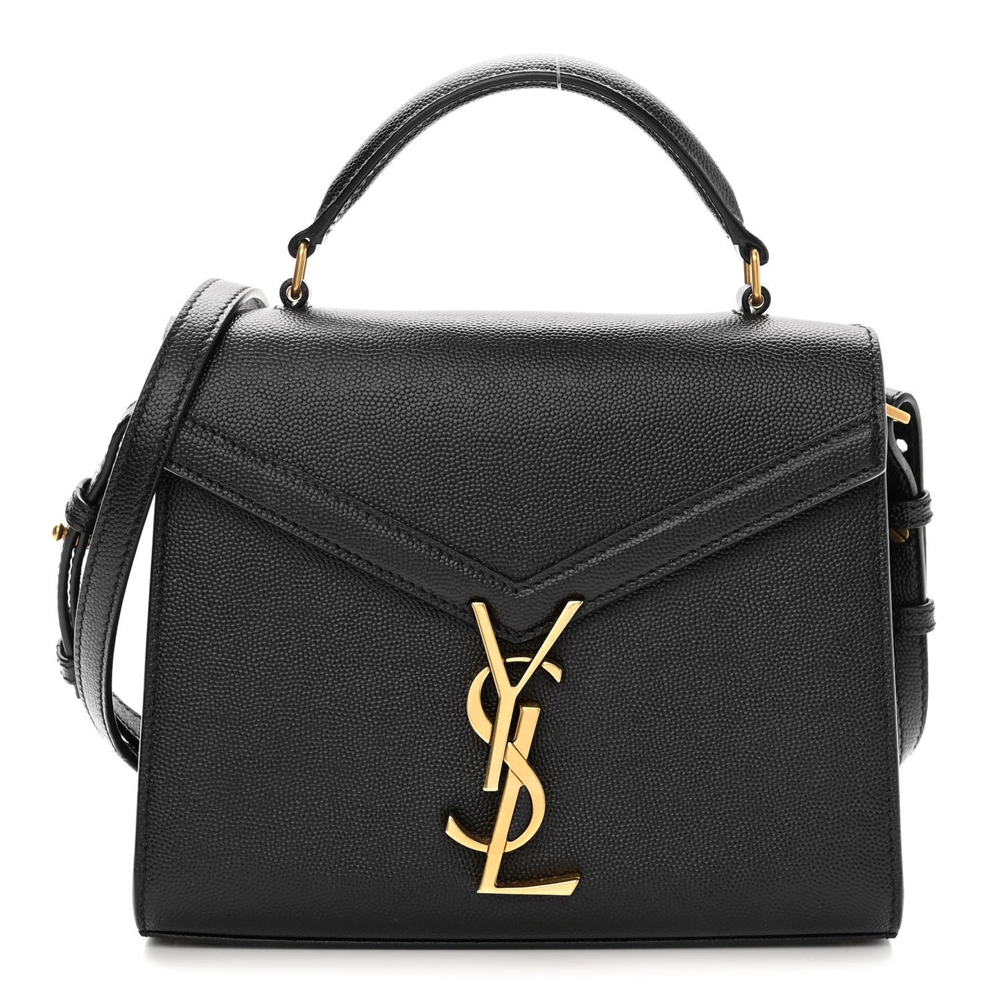 Grain de Poudre Mini Classic Monogram Cassandra Top Handle Black