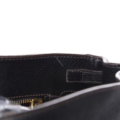 Prada Cervo Deerskin Bag Black 10 of 21