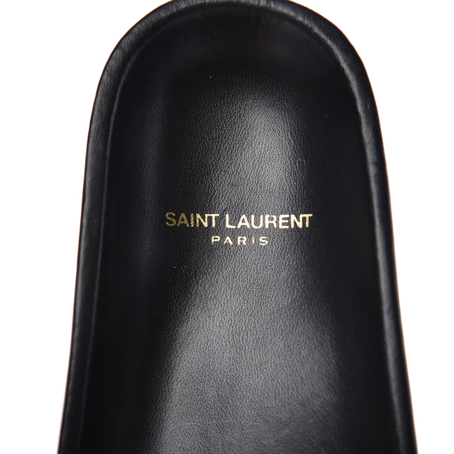 Calfskin Monogram Jimmy Joan Slide Sandals 37 Black
