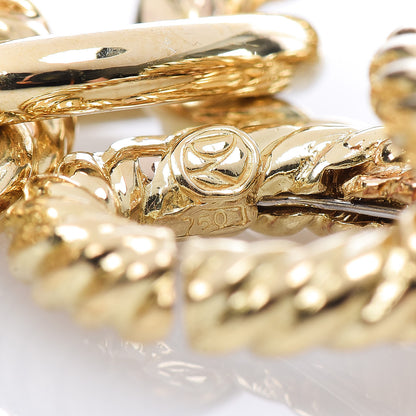 David Yurman 18K Yellow Gold 12mm Large Oval Link Bracelet 6 of 6