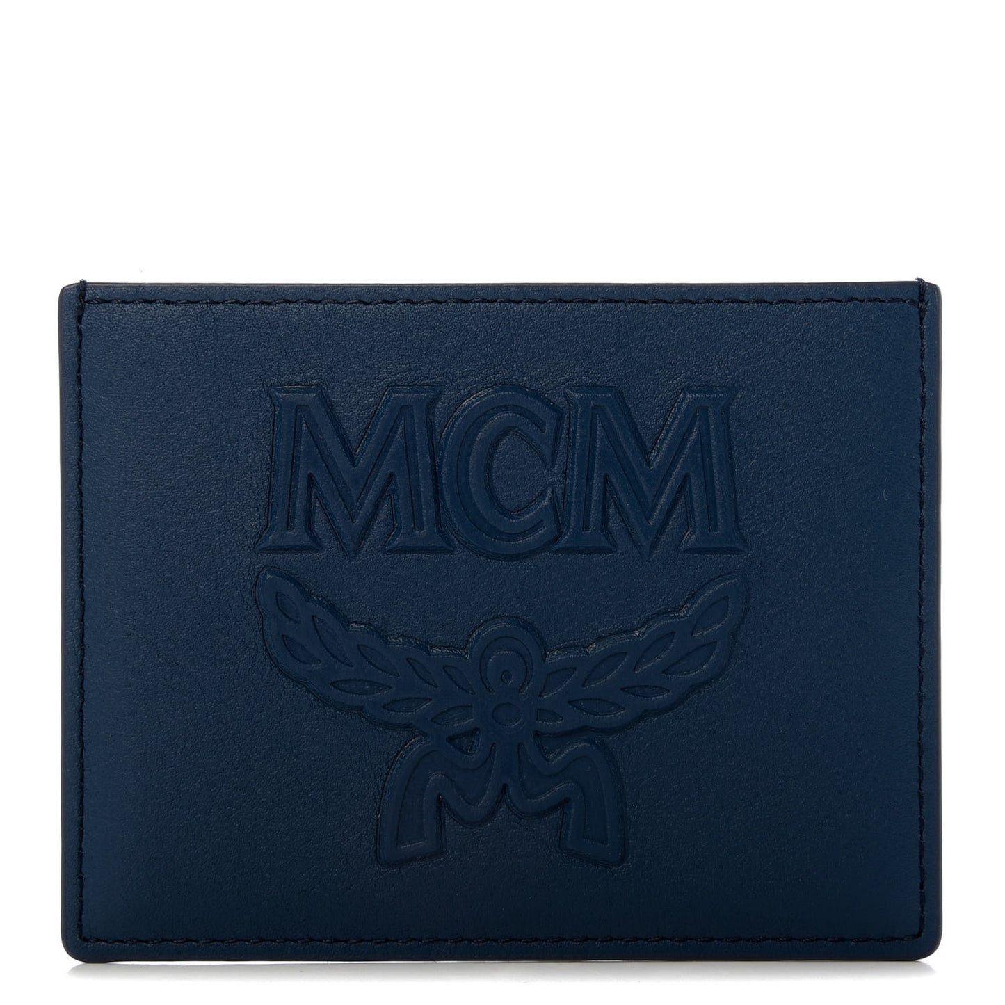 Coburg Injection Embossed Card Case Navy Grey