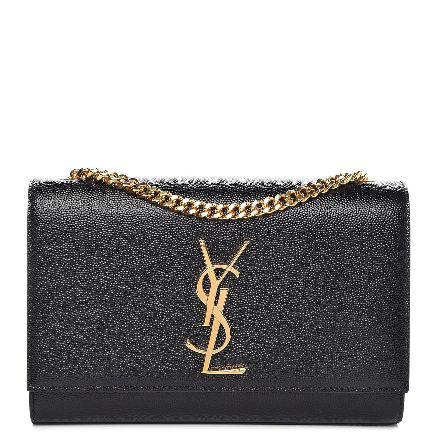 Grain De Poudre Small Monogram Kate Satchel Black