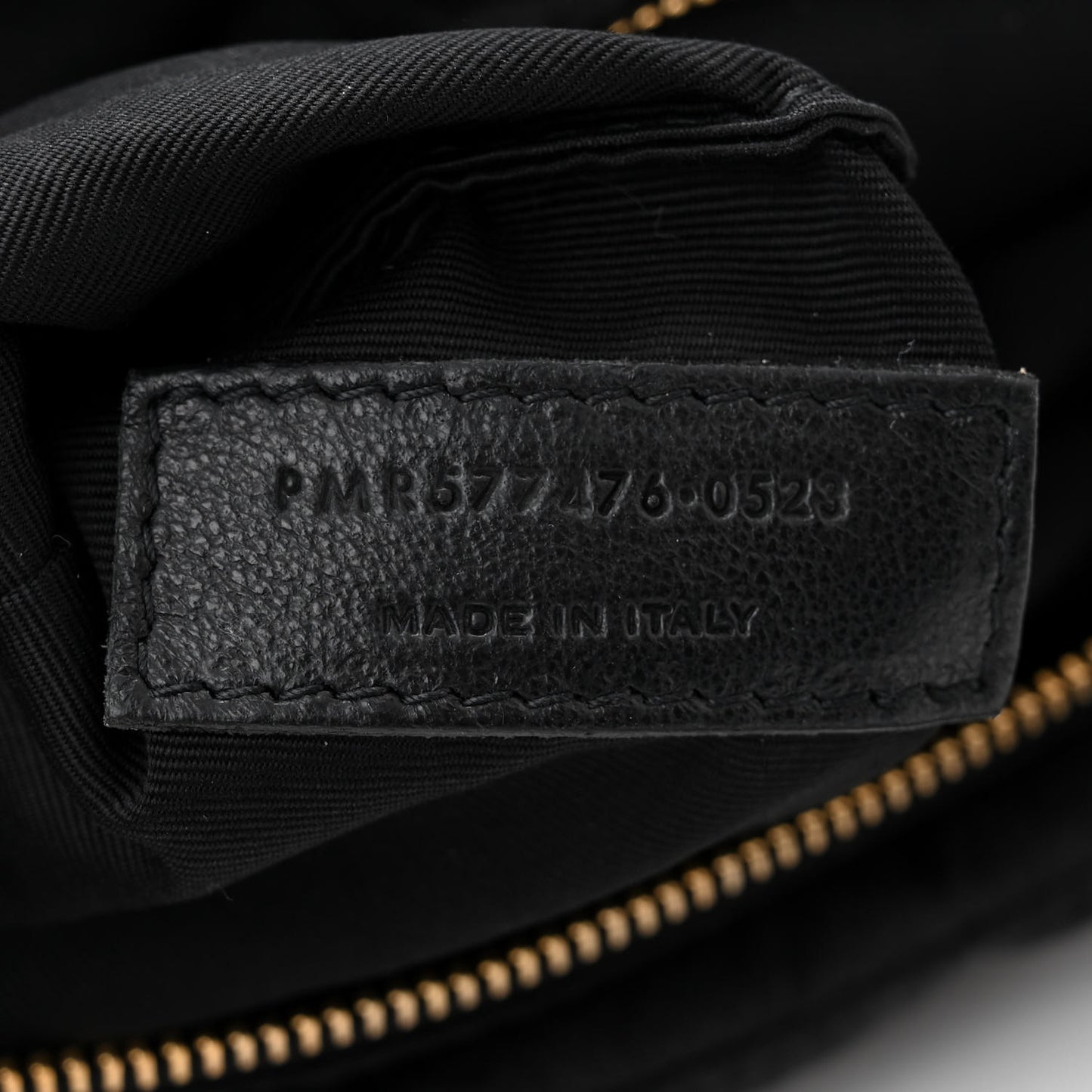 Nylon Quilted Small Loulou Puffer Monogram Chain Satchel Black