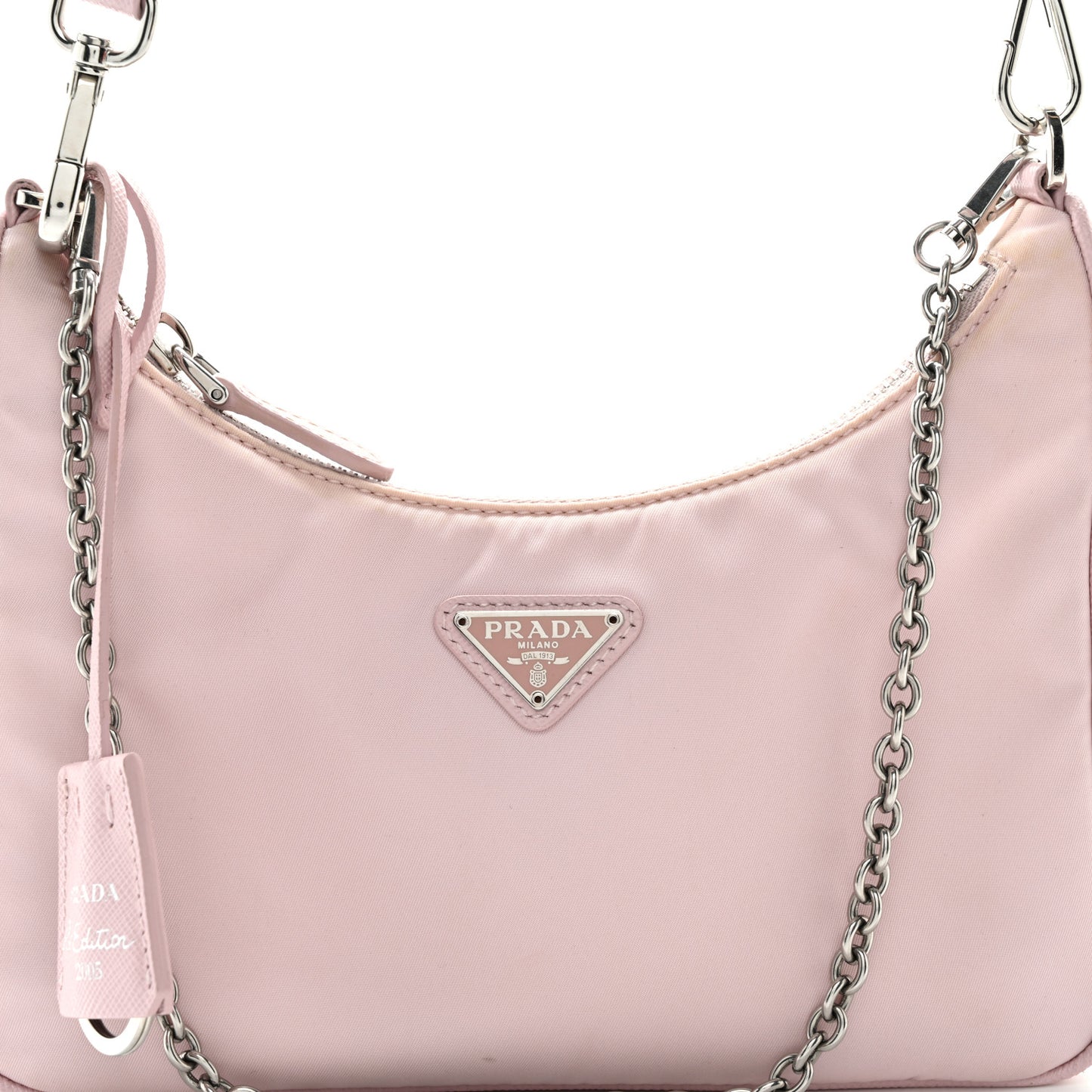 Nylon Re-Edition 2005 Shoulder Bag Alabastro