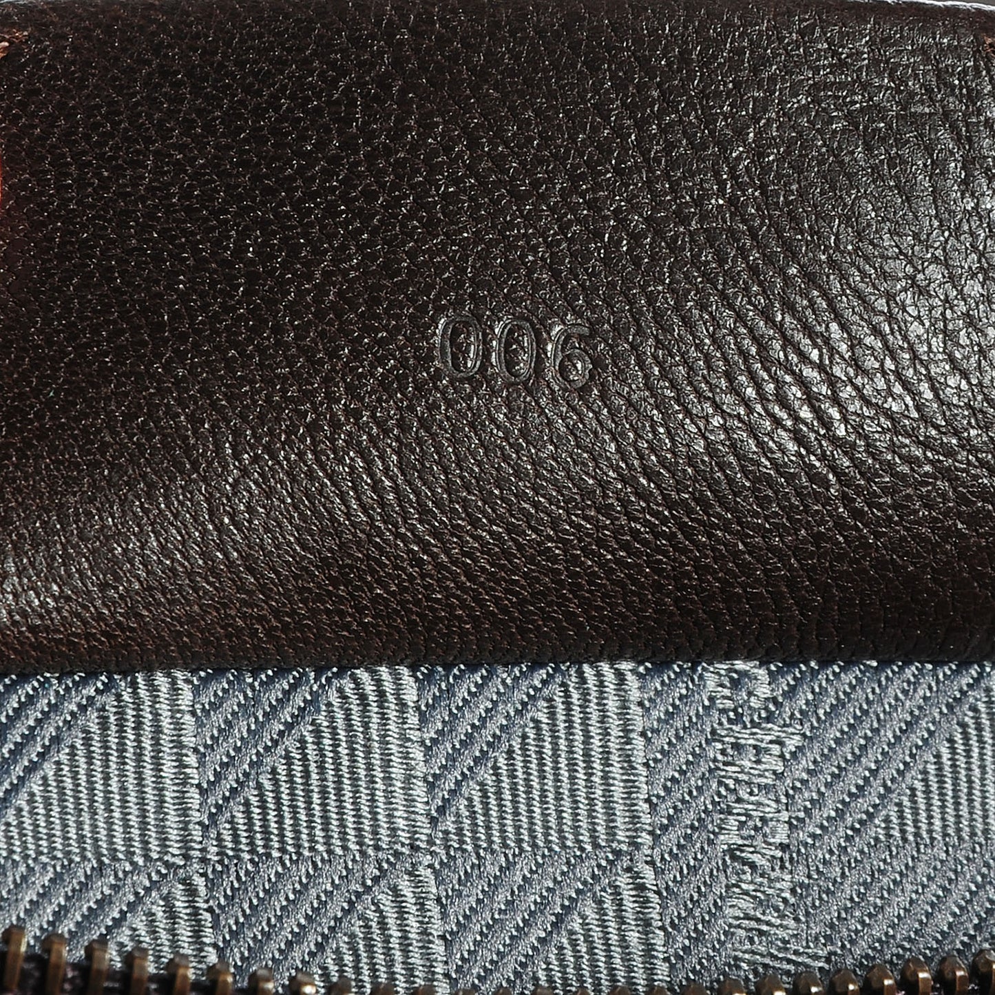 Lux Leather PS1 Pochette Clutch Dark Chocolate
