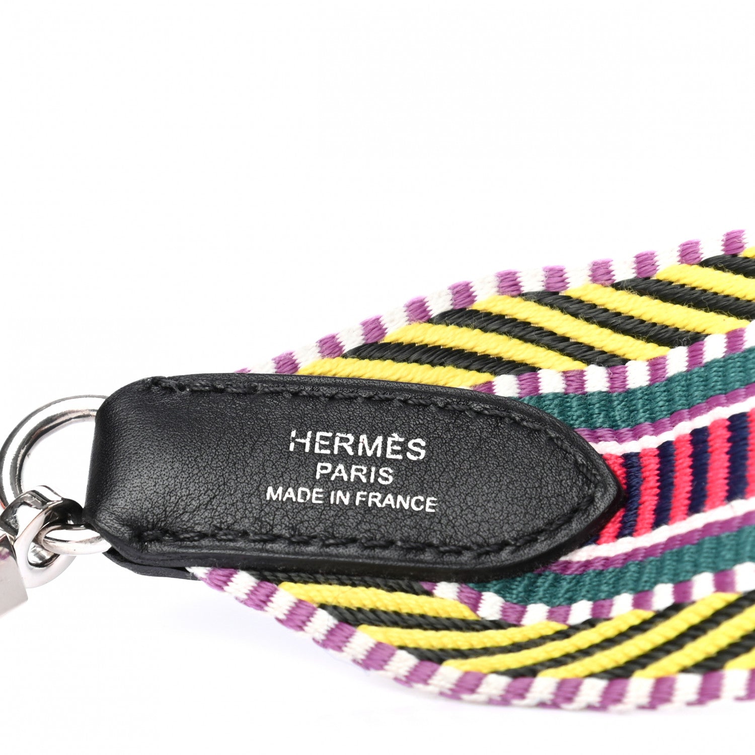 Hermes Toile Swift 50mm Sangle Cavale Shoulder Strap Multicolor Black 3 of 3