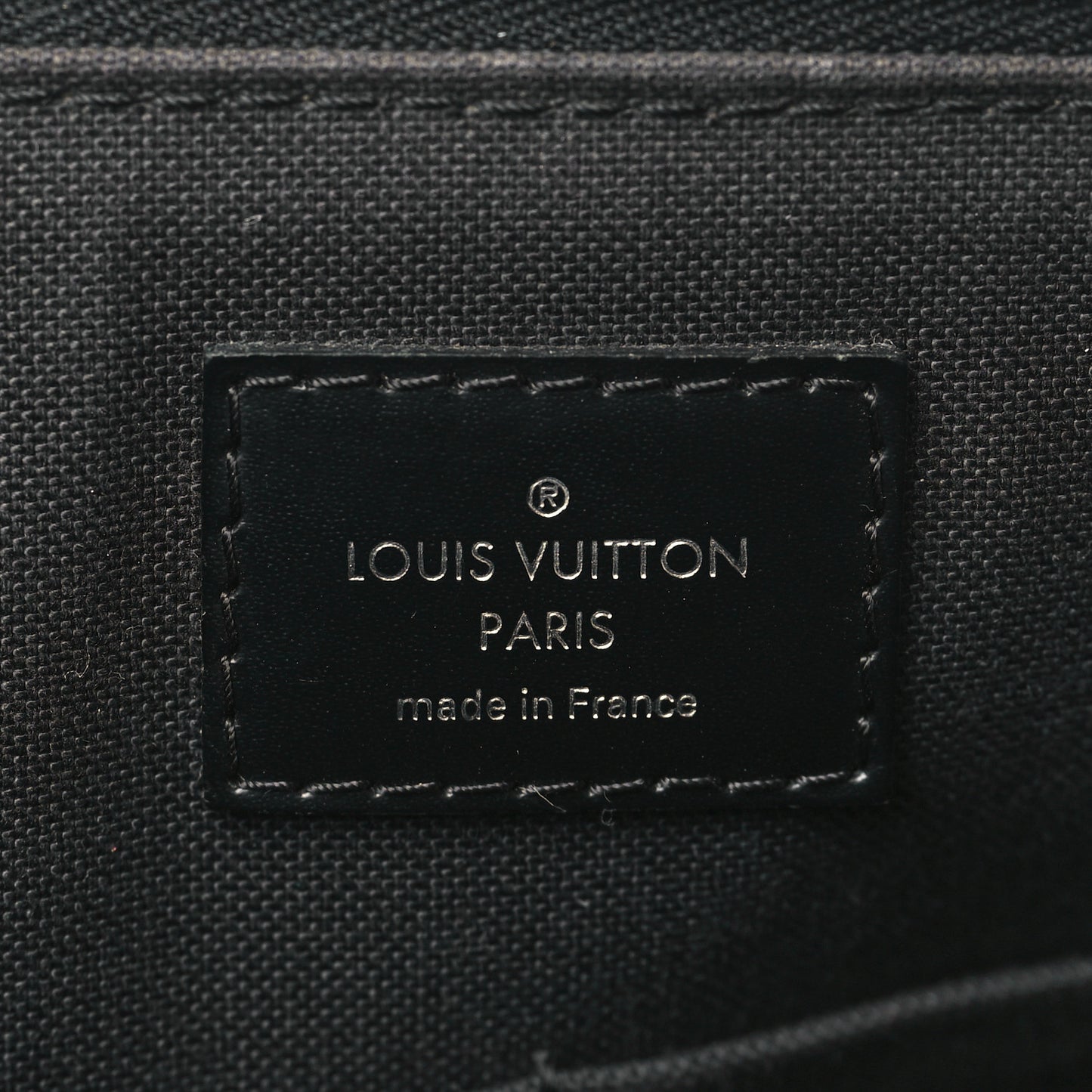 Damier Graphite Porte-Documents Jour