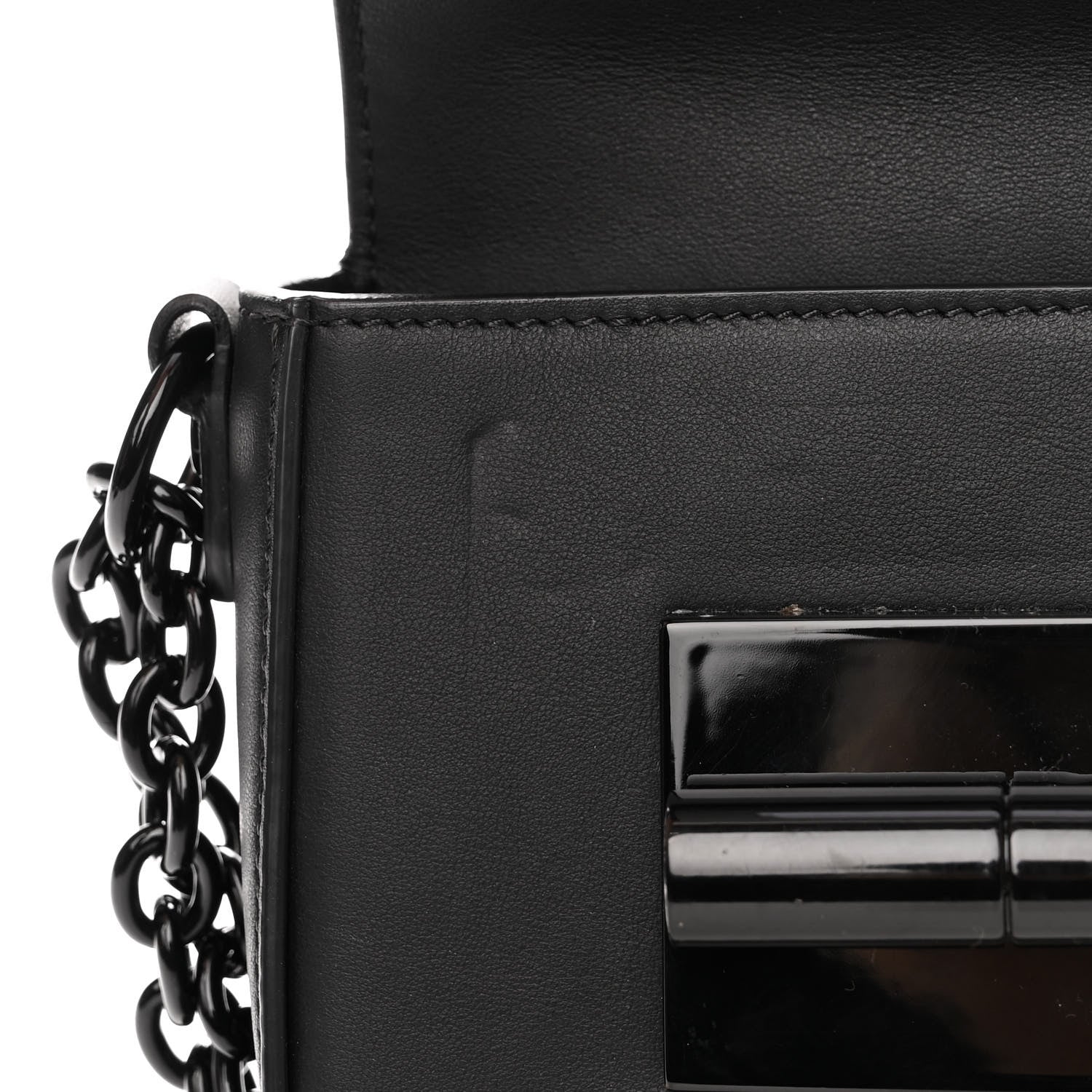 Tom Ford Calfskin Natalia Chain Bag Black 10 of 12