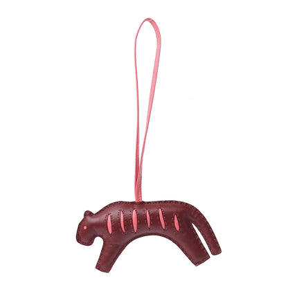 Hermes Milo Lambskin Rooroo Bag Charm Rouge H Rose Azalee 1 of 4