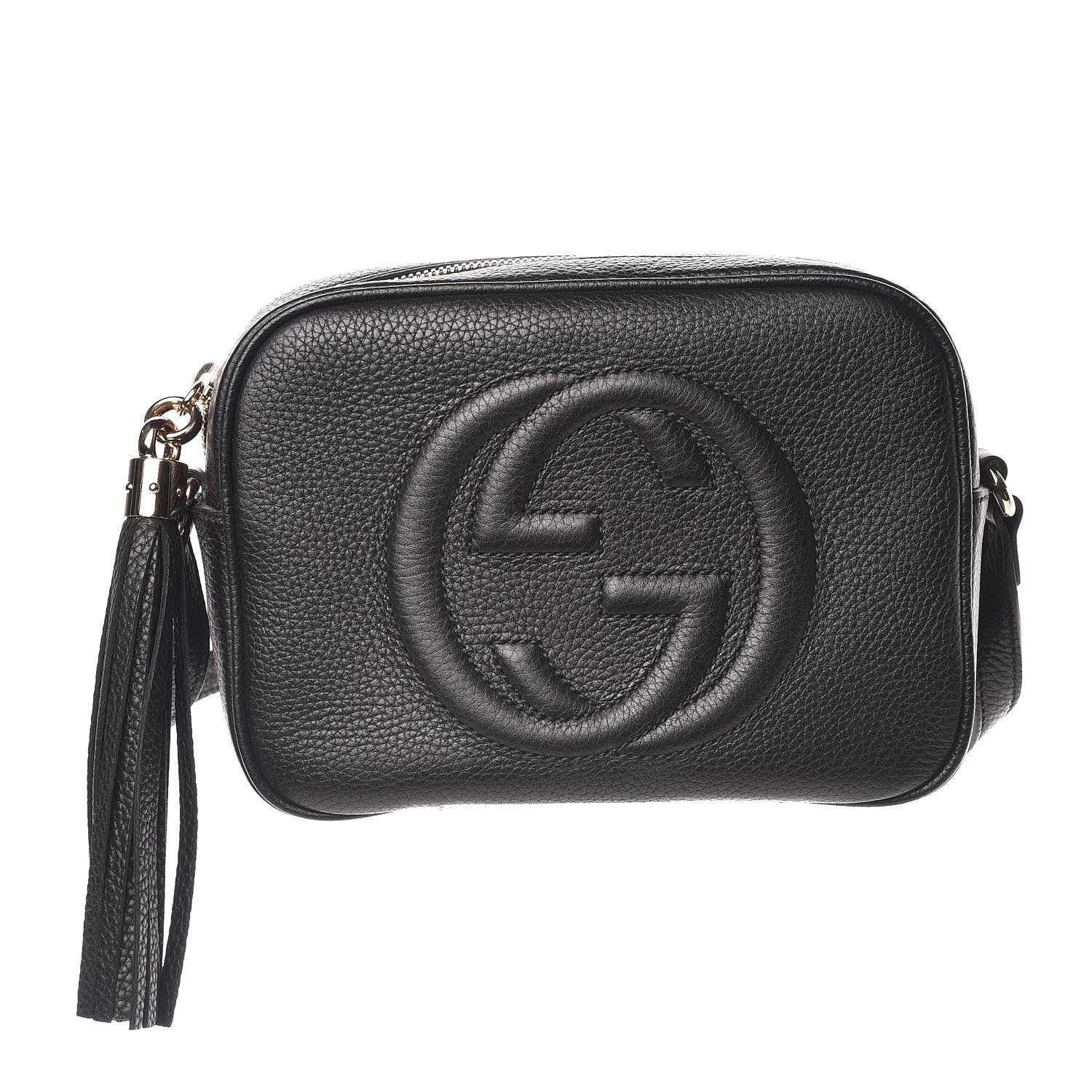 Gucci Pebbled Calfskin Small Soho Disco Bag Black 1 of 8