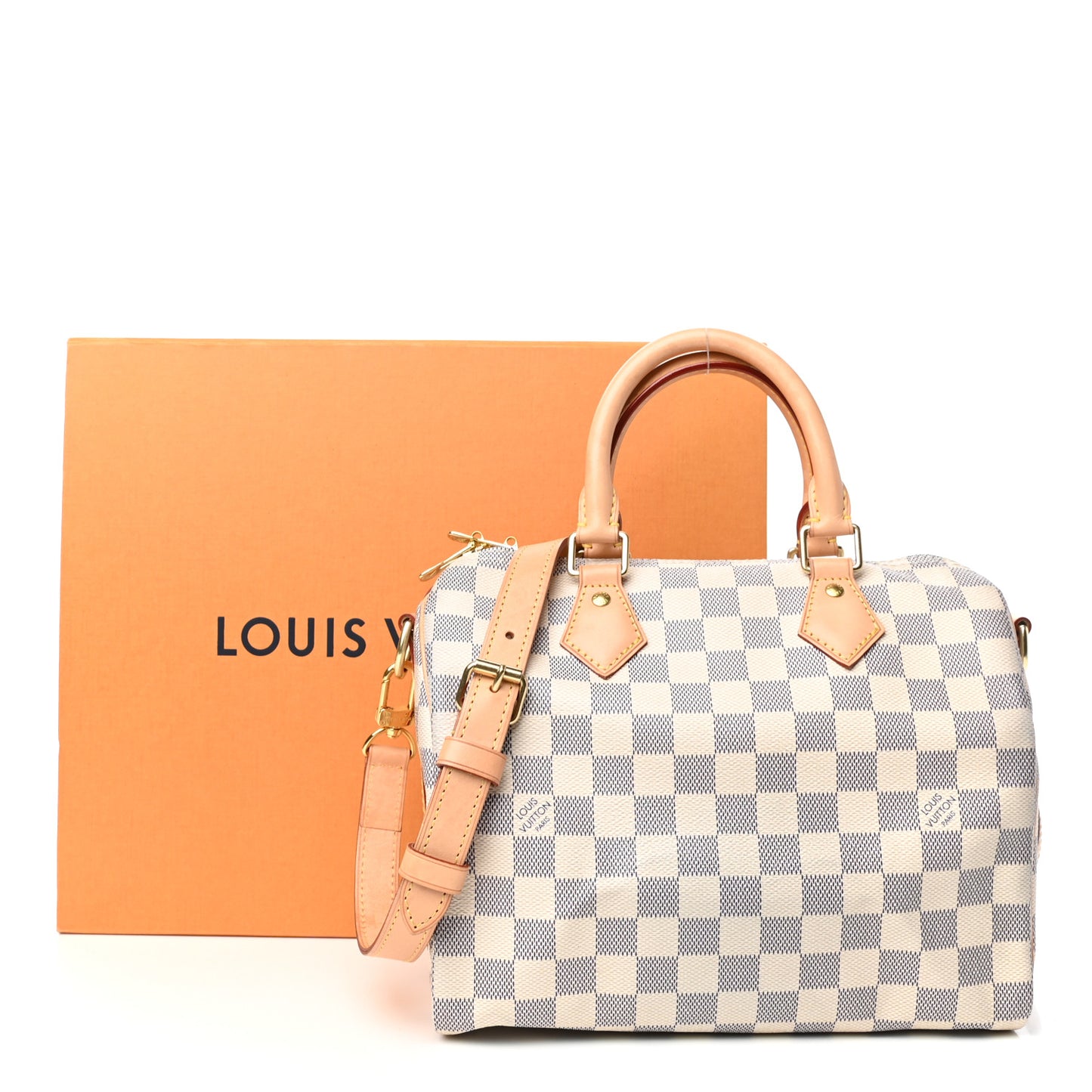 Damier Azur Speedy Bandouliere 25