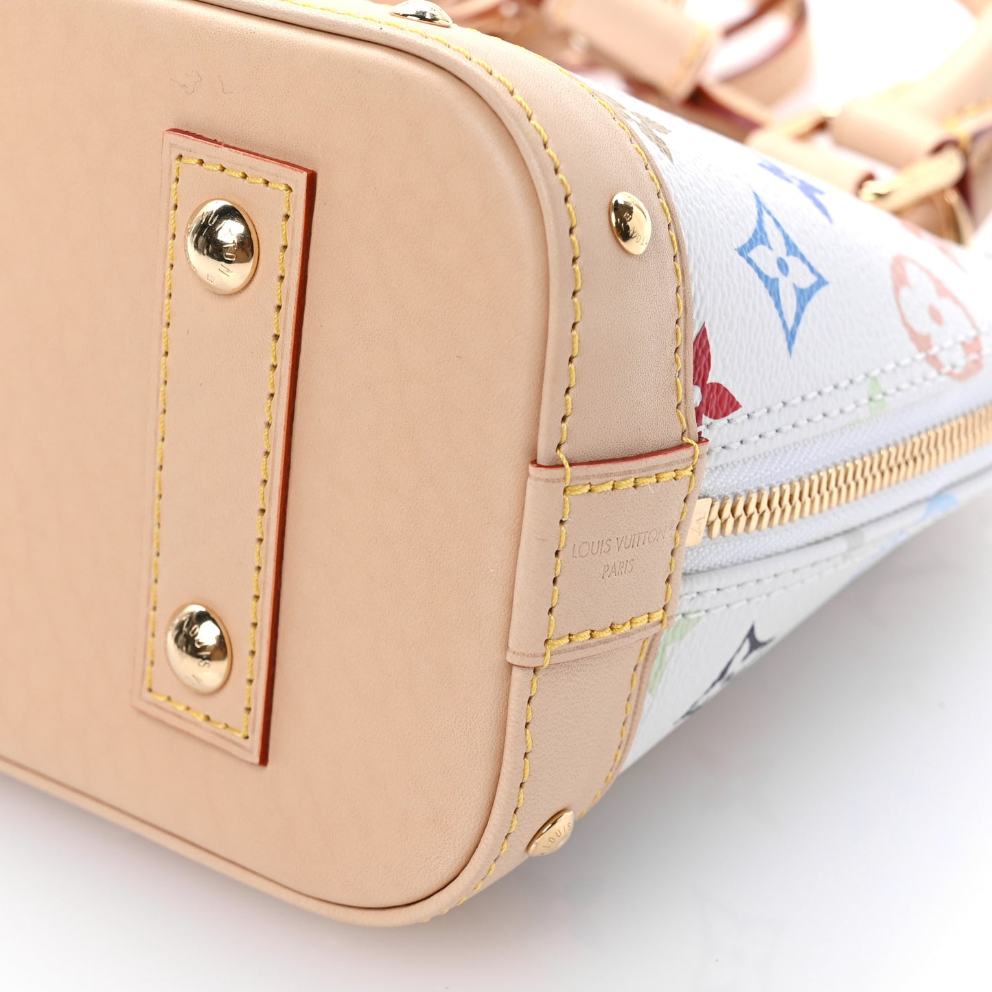 LV x TM Monogram Multicolor Alma BB White