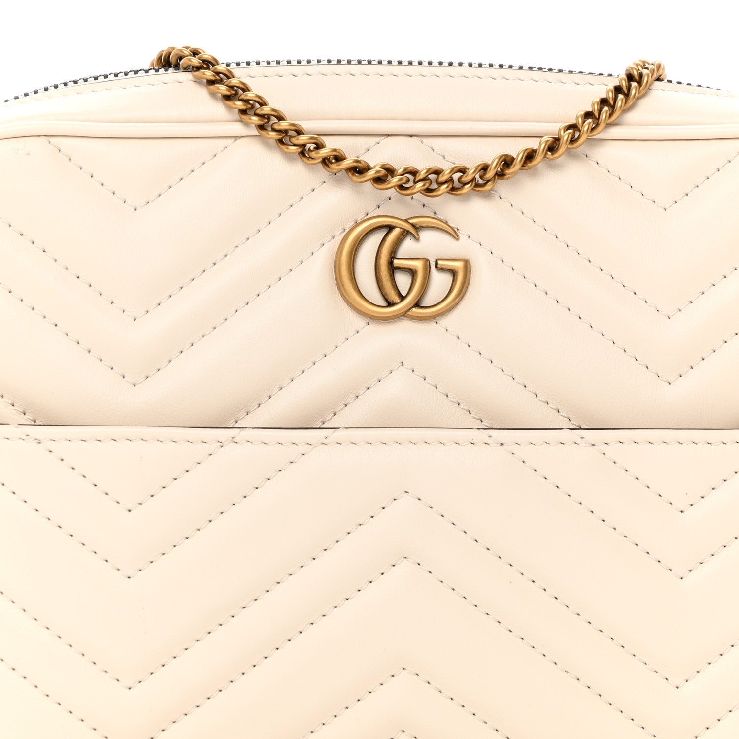 Gucci Calfskin Matelasse GG Marmont Multi-Use Mini Bag 85 34 Black Perfect Pink Mystic White 10 of 17