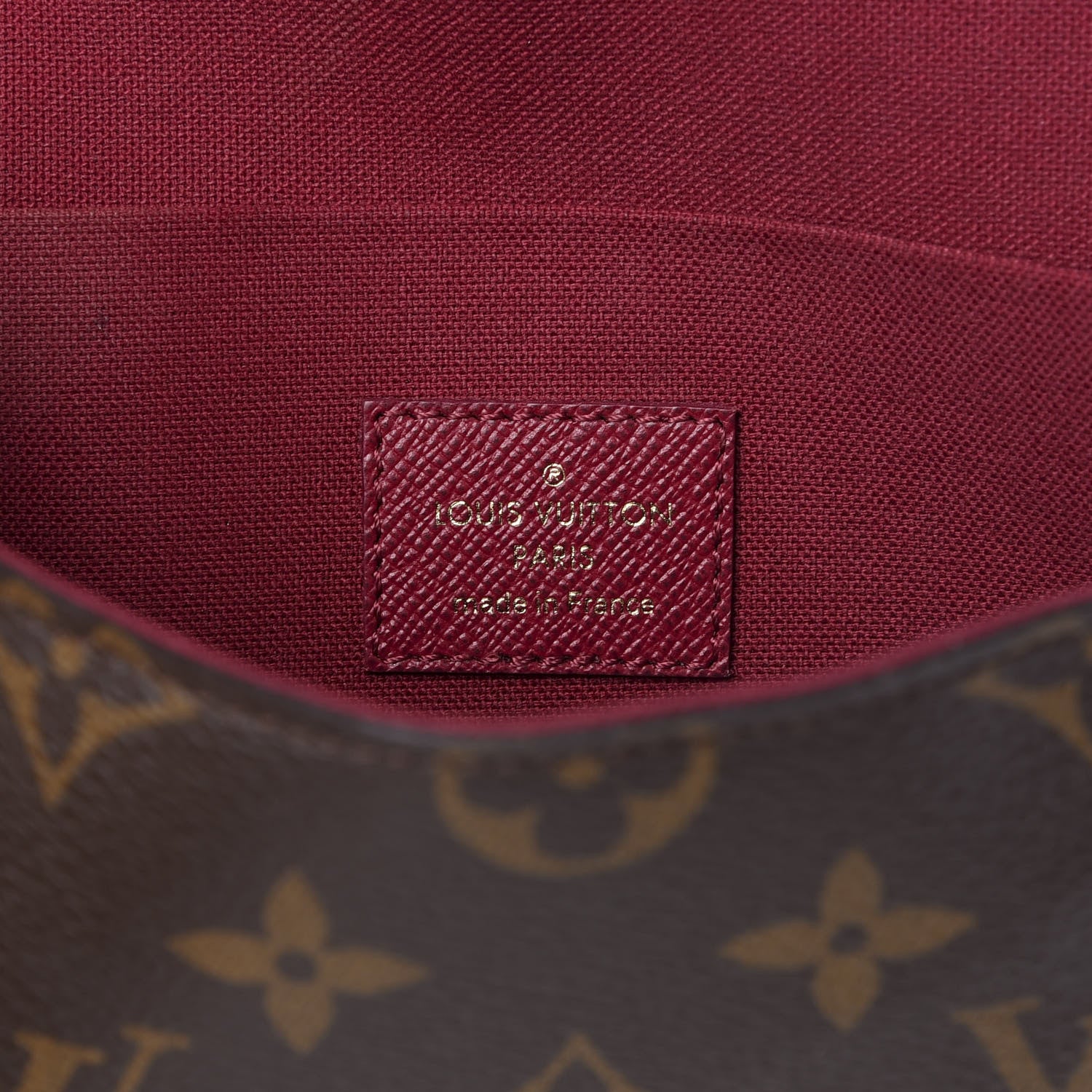 Louis Vuitton Monogram Pochette Felicie Chain Wallet Fuchsia 6 of 10