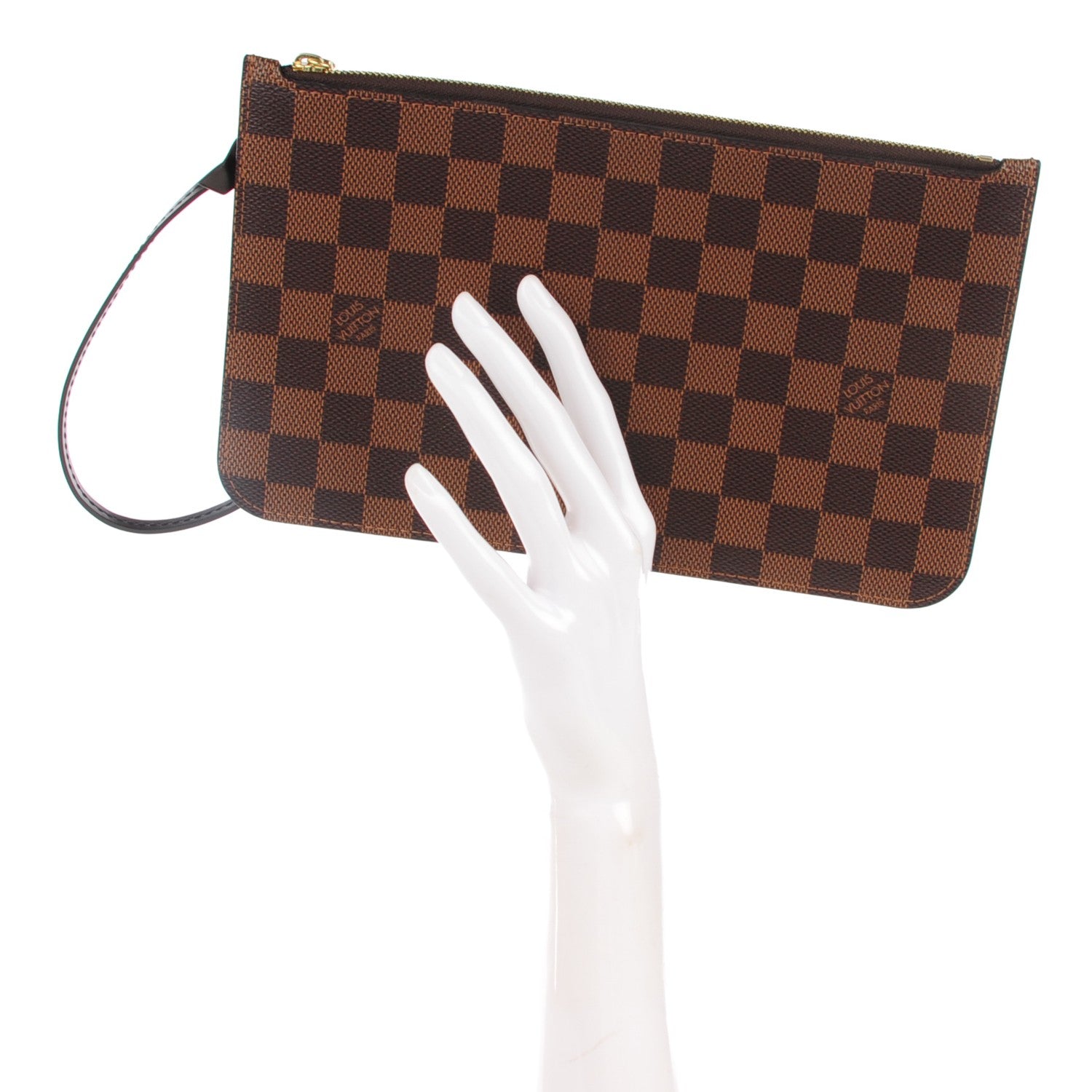Louis Vuitton Damier Ebene Neverfull MM GM Pochette 2 of 8