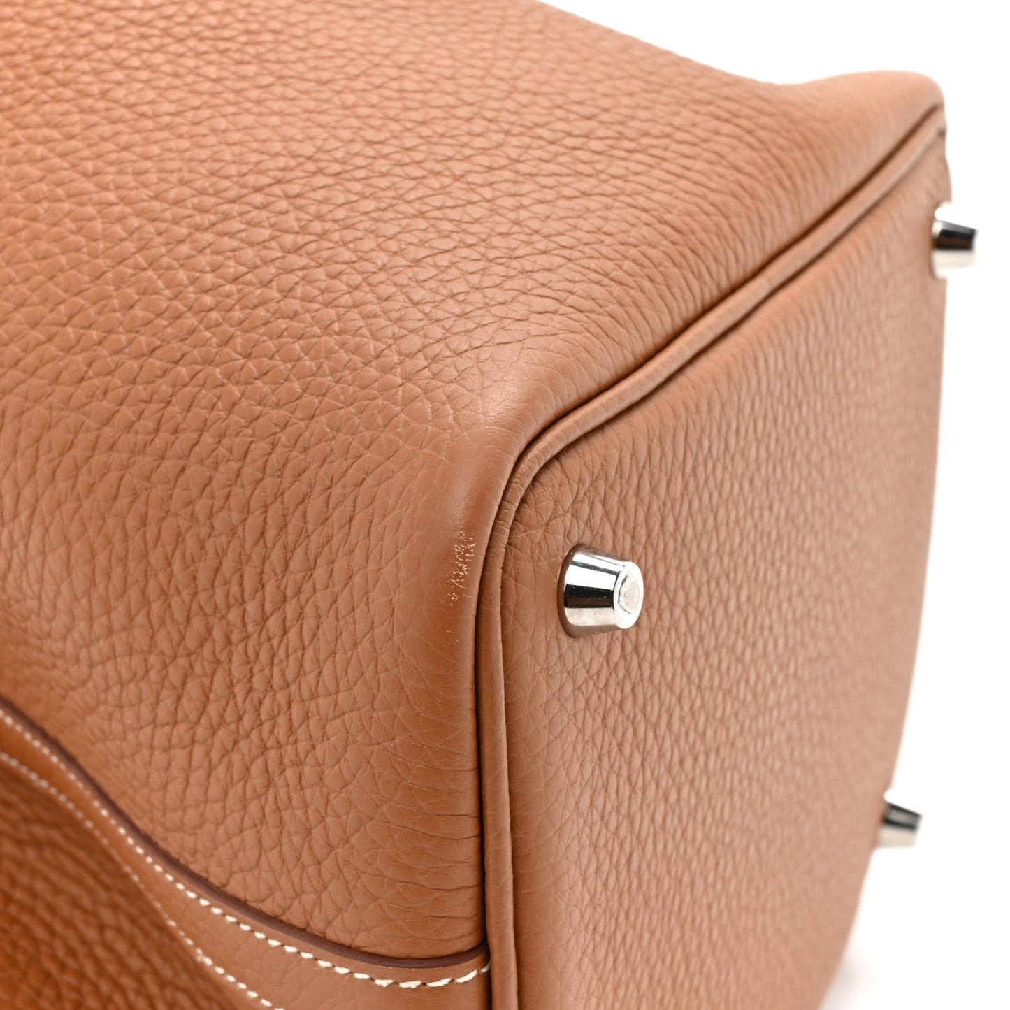 Taurillon Clemence Swift Eclat Picotin Lock 18 PM Gold Rose Sakura