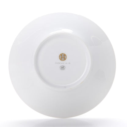 Hermes Porcelain Mosaique Au 24 Gold Breakfast Cup and Saucer 5 of 9
