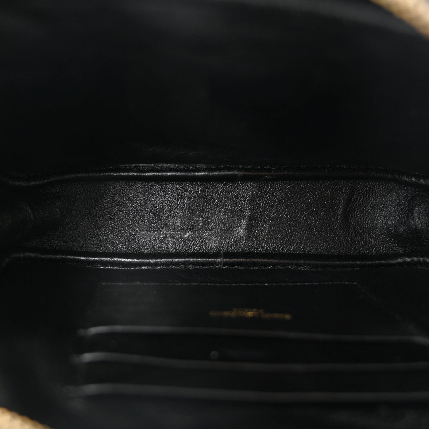 Saint Laurent Grain De Poudre Matelasse Monogram Mini Lou Camera Bag Black 5 of 11