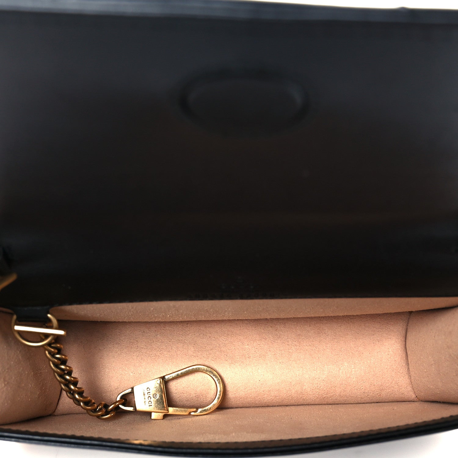 Gucci Calfskin Matelasse GG Marmont Mini Bag Black 9 of 17