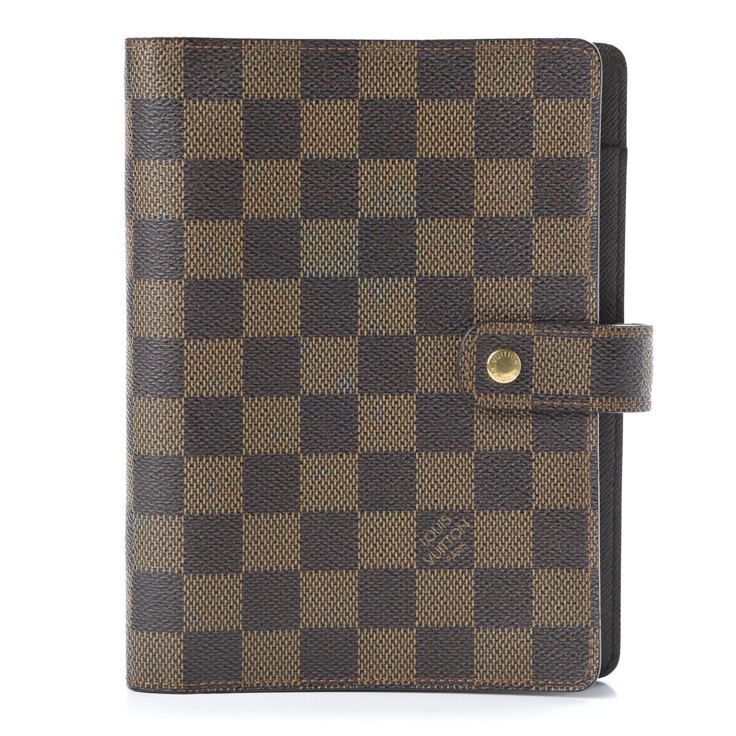 Damier Ebene Medium Ring Agenda Cover
