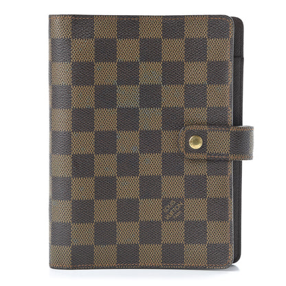 Louis Vuitton Damier Ebene Medium Ring Agenda Cover 1 of 9