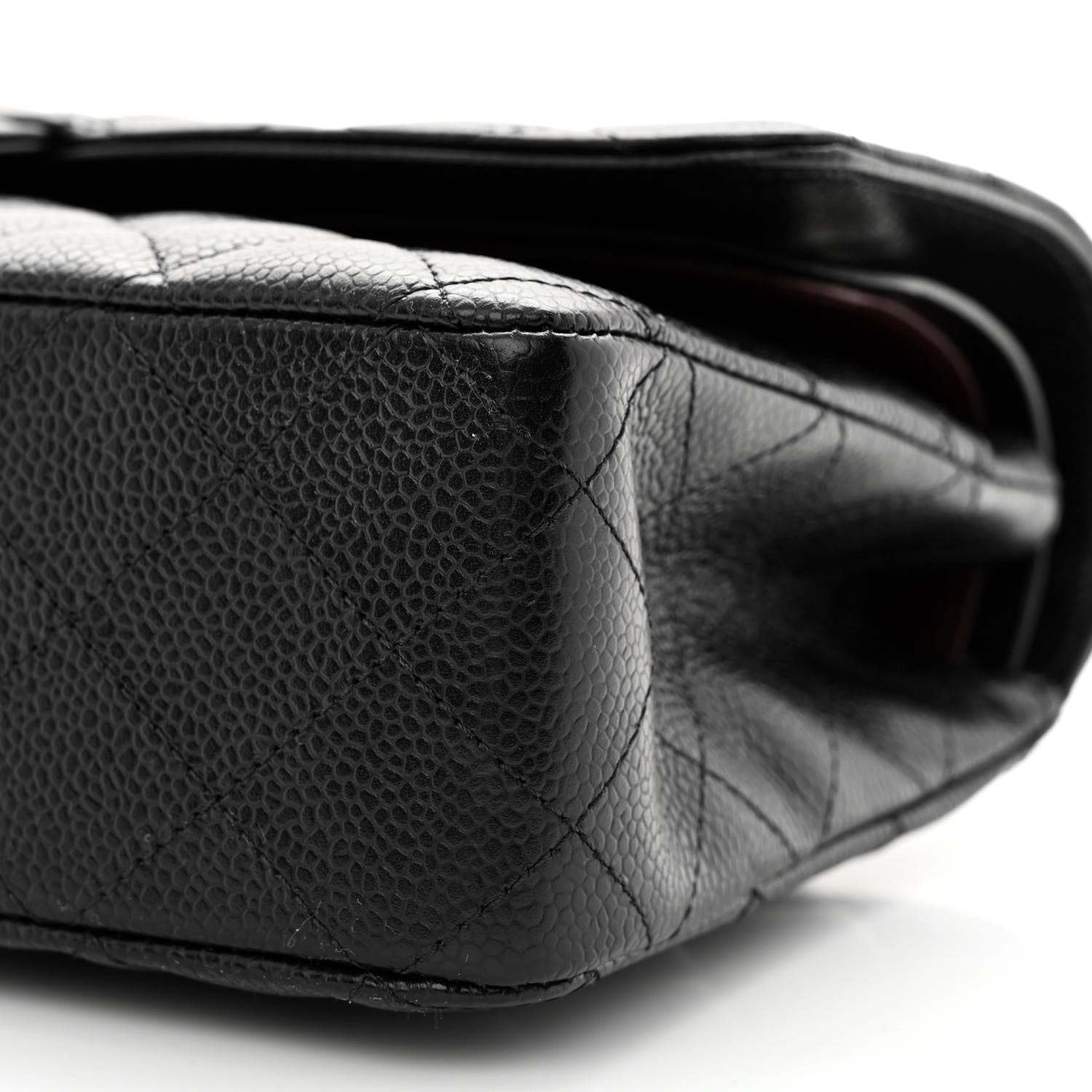 Chanel Caviar Quilted Medium Double Flap Black 10 of 11