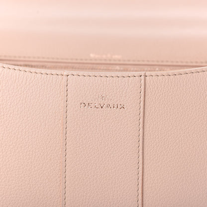 Delvaux Grained Calfskin MM Brillant Satchel Nude 6 of 11
