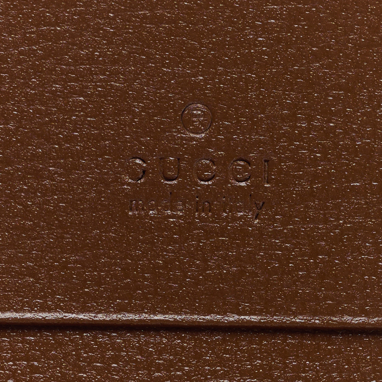 GG Supreme Monogram Textured Calfskin Web Jackie 1961 Card Case Beige Ebony Brown Sugar