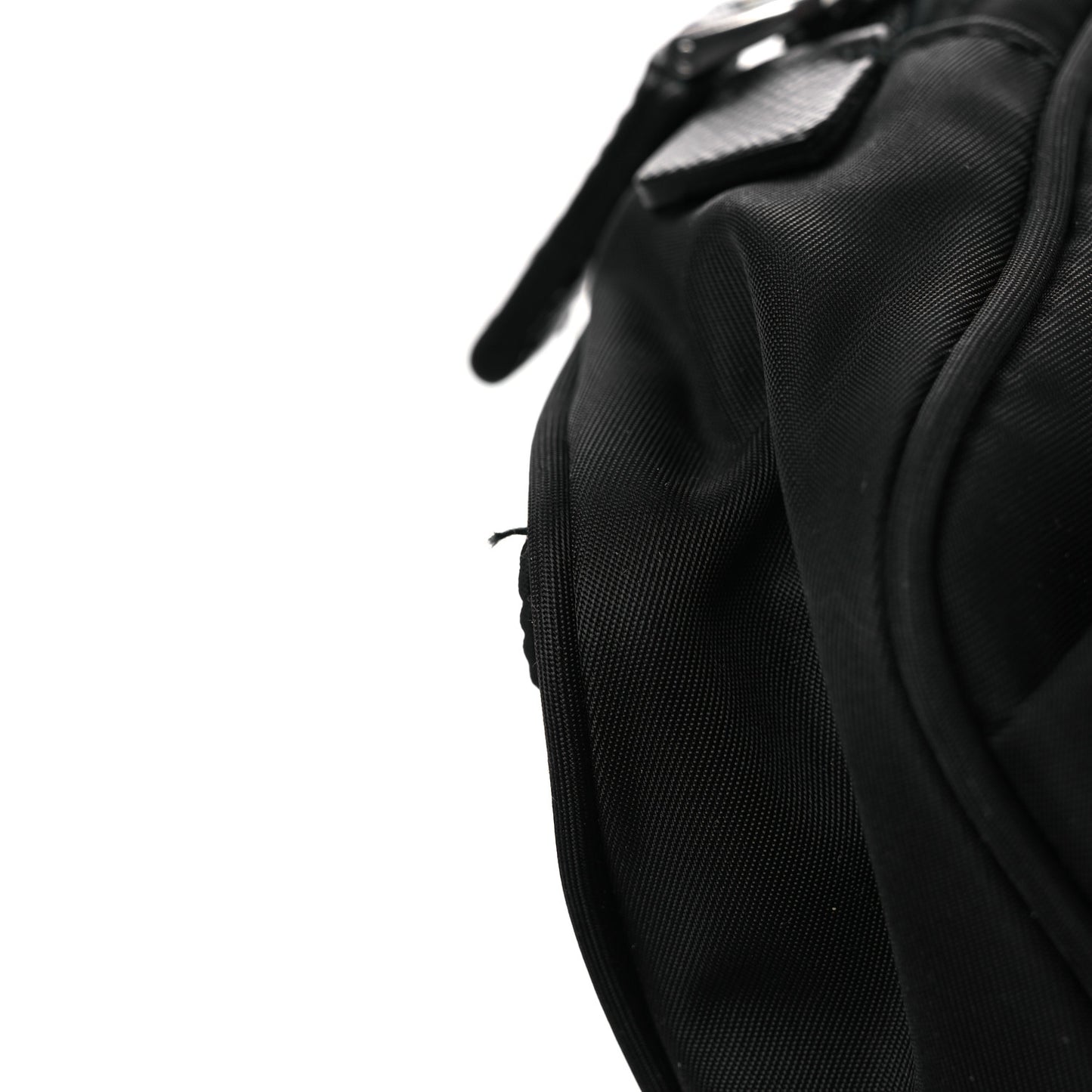 Re-Nylon Saffiano Belt Bag Black