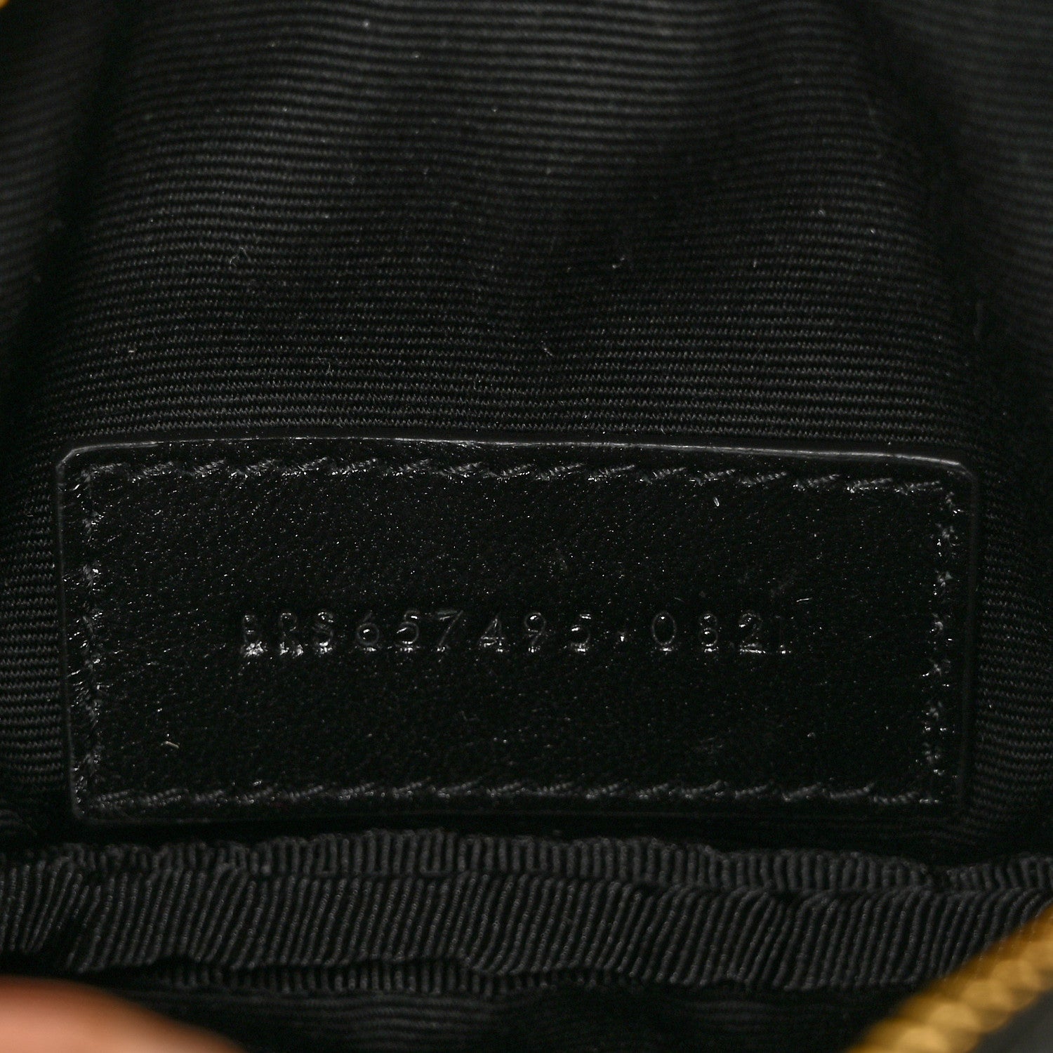 Saint Laurent Grain De Poudre Matelasse Monogram Baby Lou Camera Bag Black 7 of 9