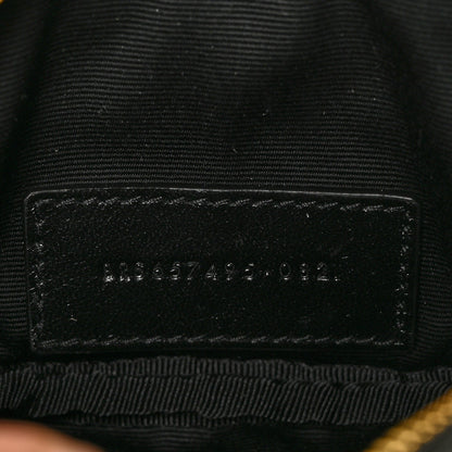 Saint Laurent Grain De Poudre Matelasse Monogram Baby Lou Camera Bag Black 7 of 9