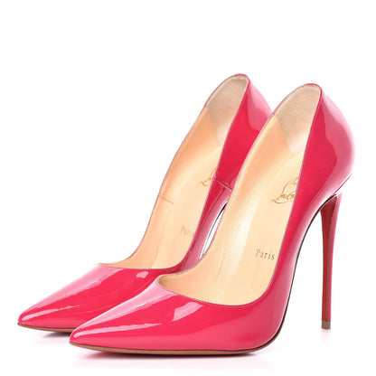 Christian Louboutin Patent So Kate 120 Pumps 39.5 Rose 3 of 12