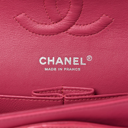 Chanel Patent Quilted Medium Double Flap Fuchsia 6 of 12