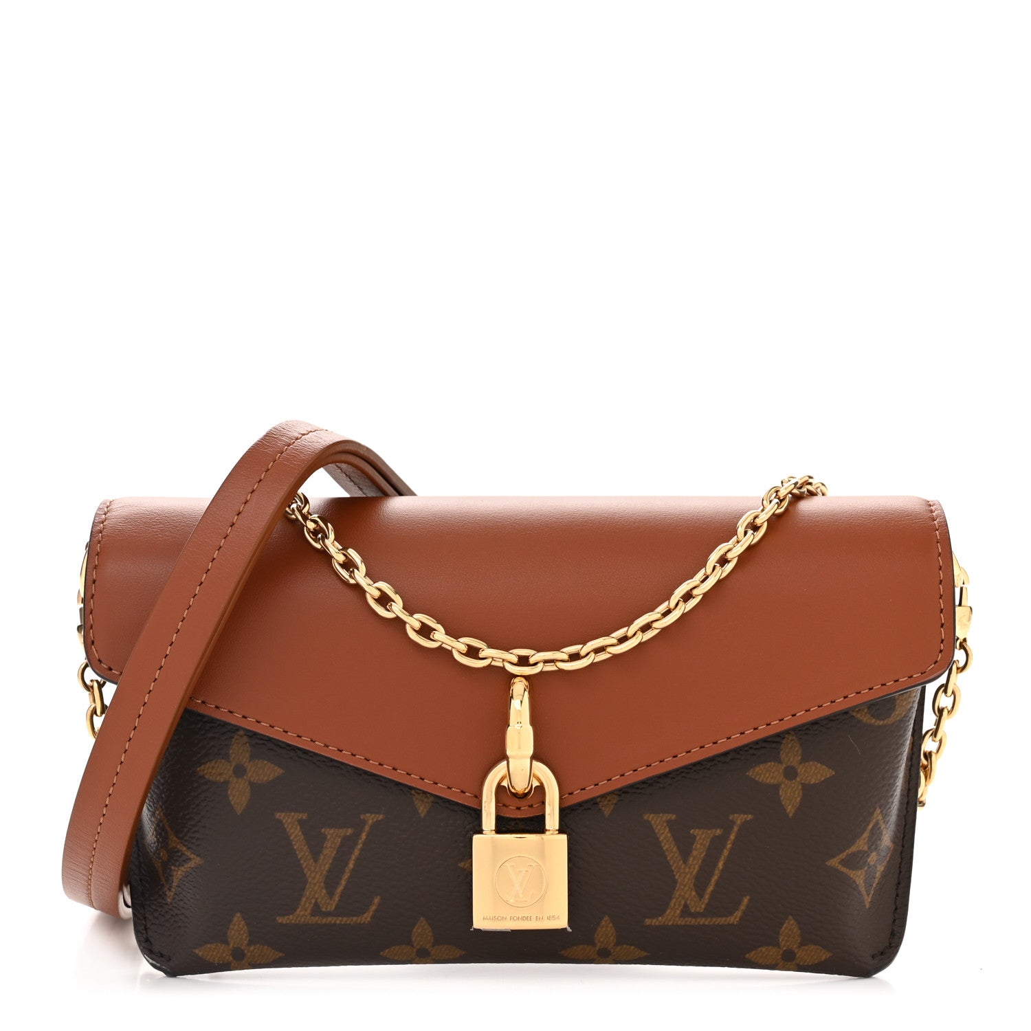 Louis Vuitton Monogram Padlock On Strap Caramel 1 of 9