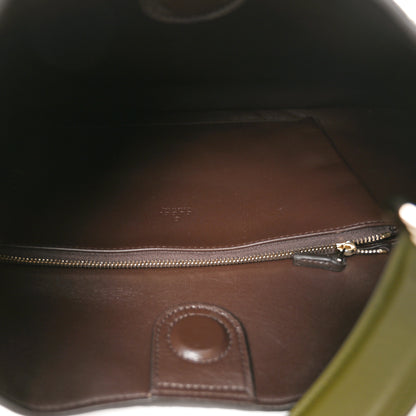 Gucci Suede Micro GG Medium B Shoulder Bag Green 5 of 10