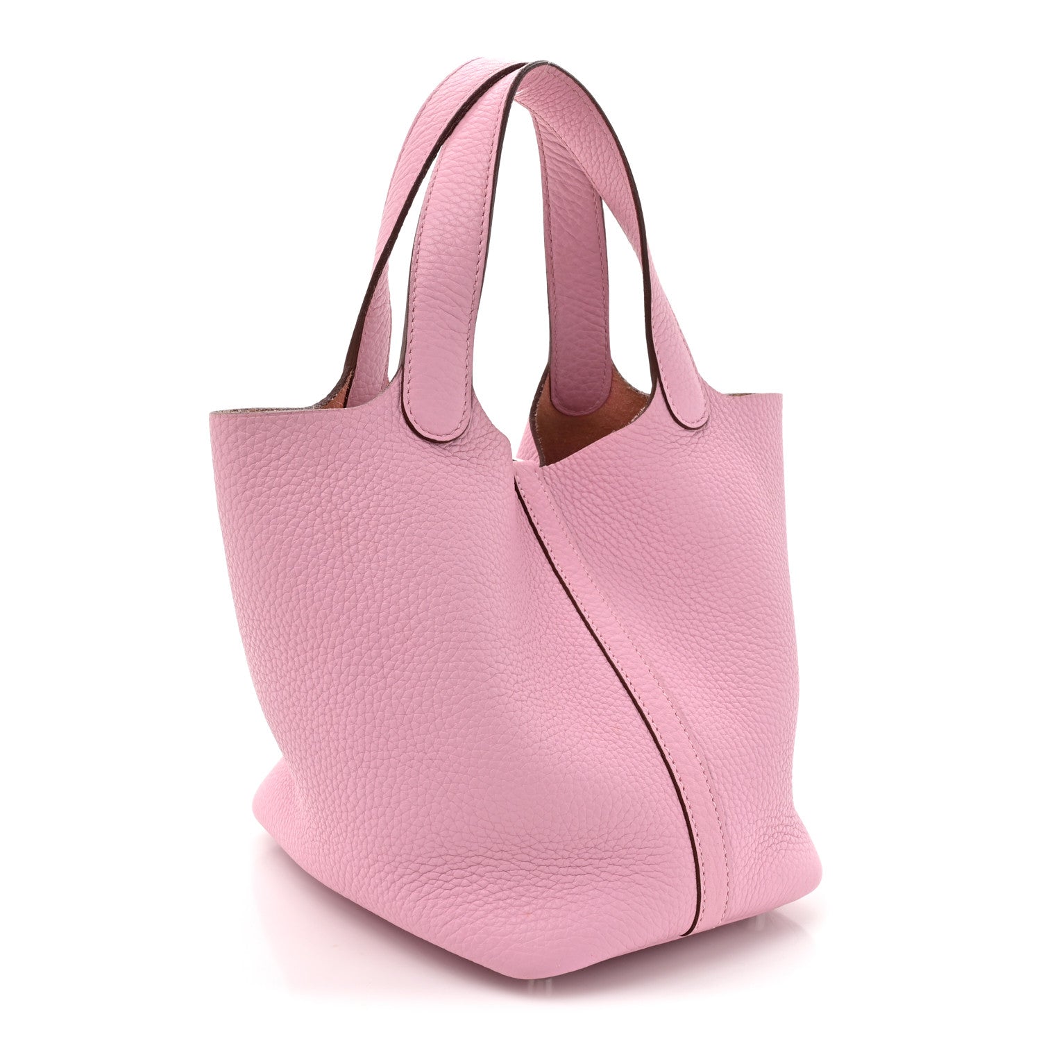 Hermes Taurillon Clemence Picotin Lock 18 PM Mauve Sylvestre 3 of 10