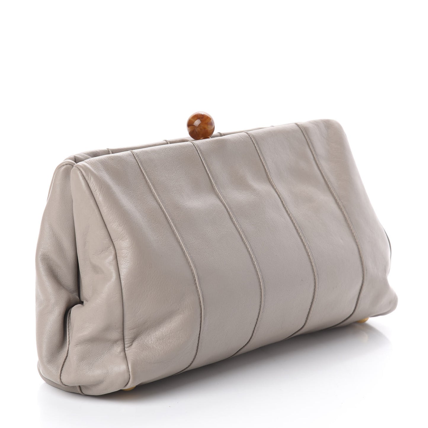 Soft Calf Frame Clutch Argilla