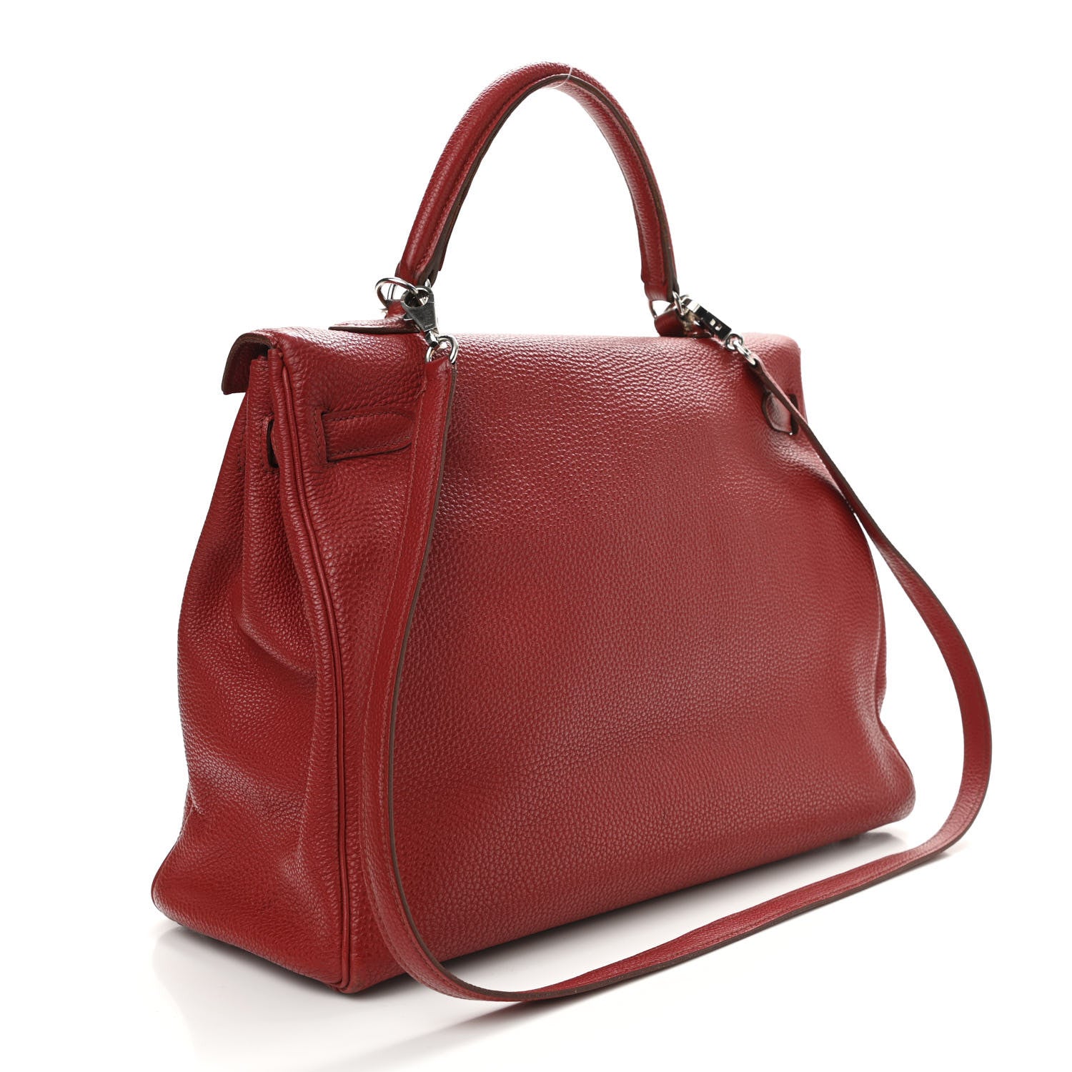 Hermes Togo Kelly Retourne 35 Rouge Garance 3 of 23