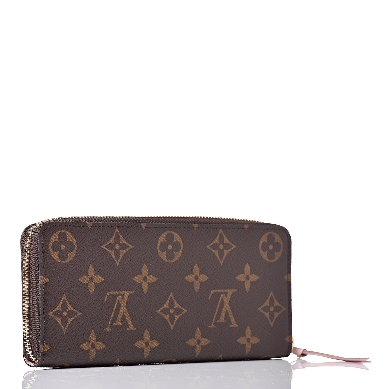 Louis Vuitton Monogram Clemence Wallet Rose Ballerine 3 of 8