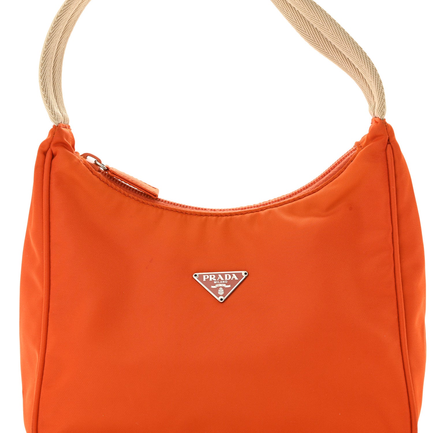 Prada Tessuto Nylon Sport Shoulder Bag Paprika 7 of 12