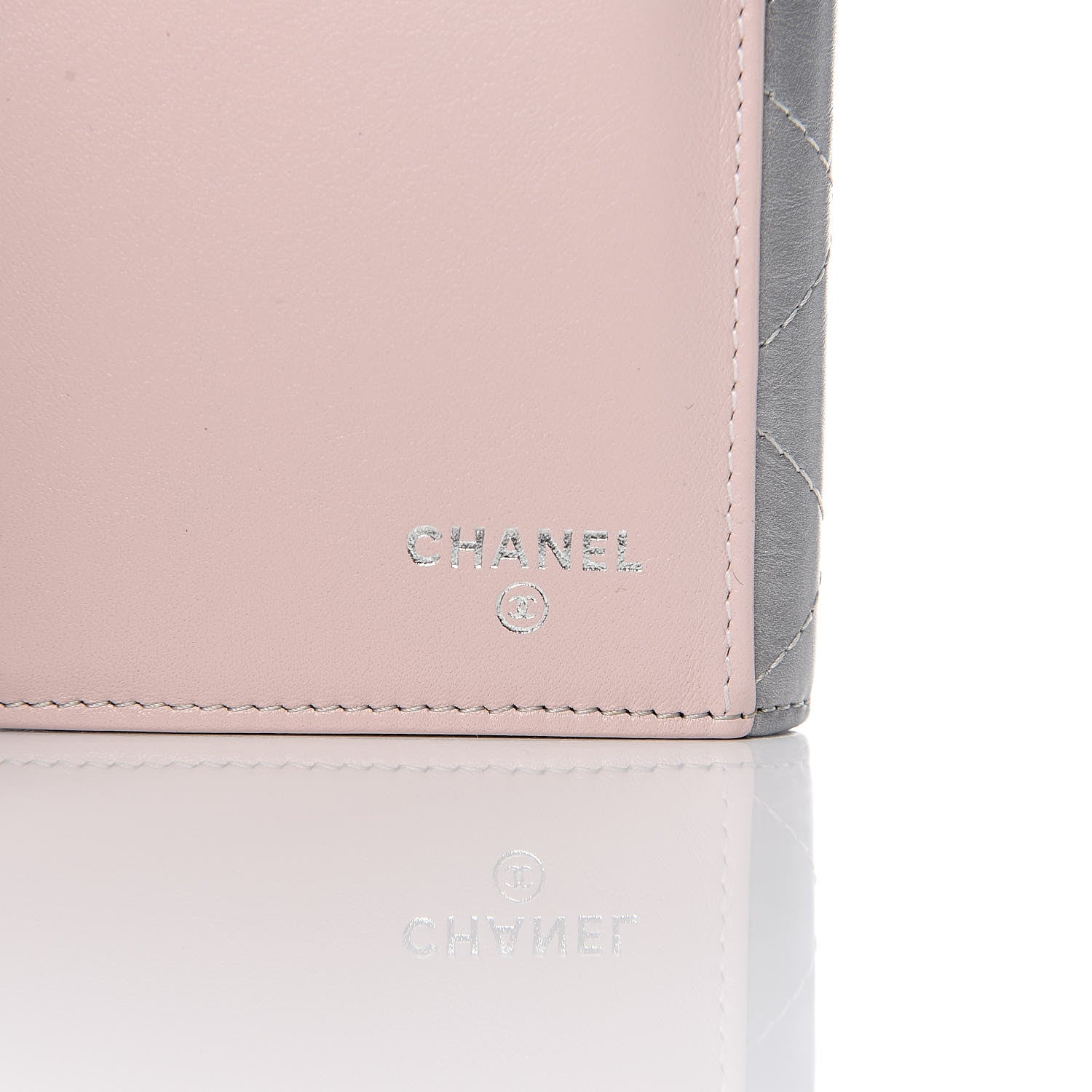 Chanel Aged Metallic Calfskin Large Palette Flap Wallet Silver 7 of 12